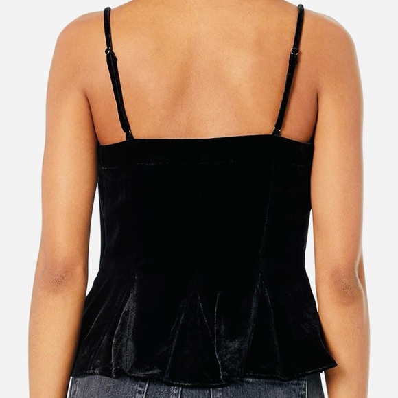 Joie women's silk blend velvet caviar Madone Top size 2 NWT - Picture 3 of 5